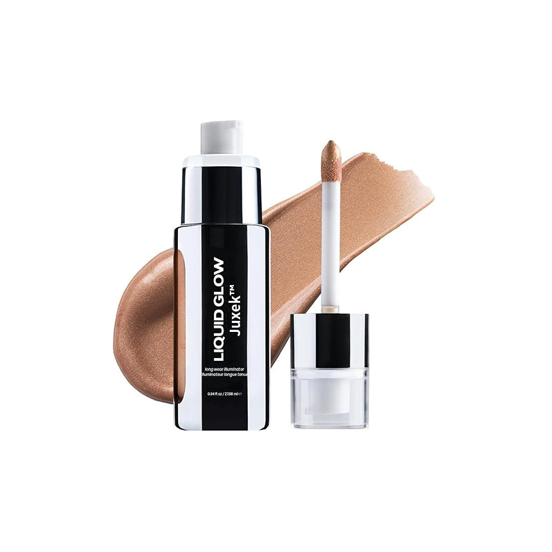 Juxek™ Liquid Glow, 3-in-1 Illuminator, Highlighter & Bronzer | Vegan & Cruelty-Free