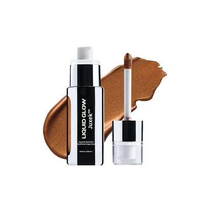 Juxek™ Liquid Glow, 3-in-1 Illuminator, Highlighter & Bronzer | Vegan & Cruelty-Free