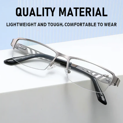 Juxek high hardness✨Anti blue progressive Far And Near Dual-Use Reading Glasses