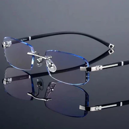 Juxek high hardness✨Anti blue progressive Far And Near Dual-Use Reading Glasses
