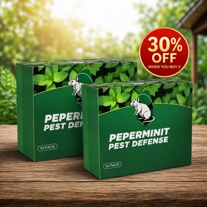 💥LAST DAY SALE 50%OFF💥🟢 Natural Peppermint Rodent Repellent Tablets – 10 Pack