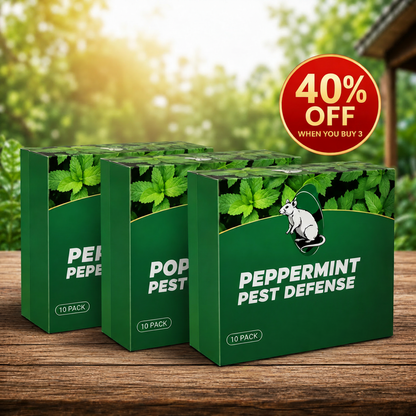💥LAST DAY SALE 50%OFF💥🟢 Natural Peppermint Rodent Repellent Tablets – 10 Pack