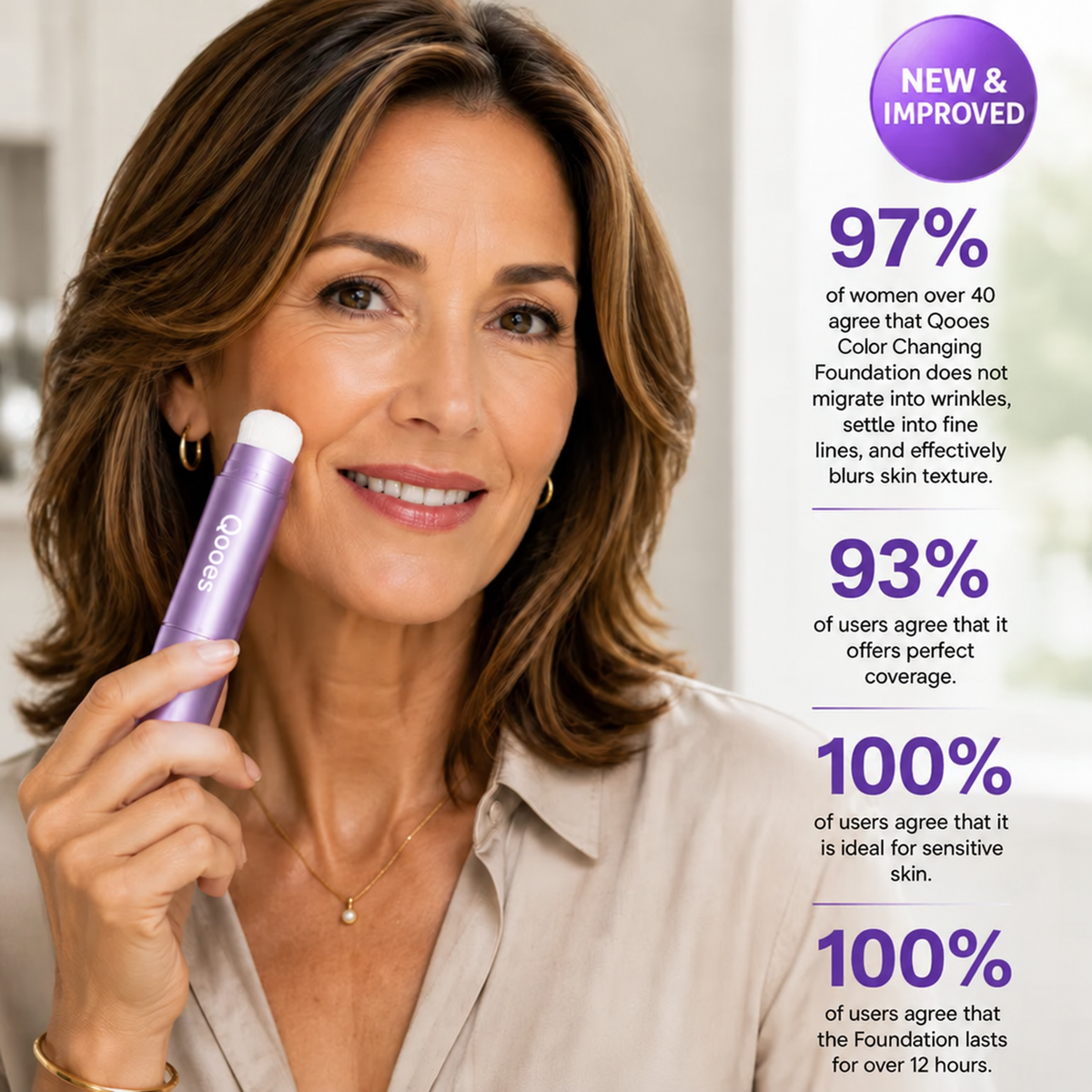 🔥Last Day 50% OFF🔥 Changing Foundation Stick – The stick that makes mature skin glow again