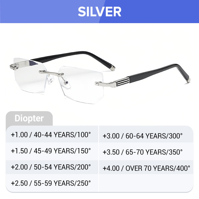 Juxek high hardness✨Anti blue progressive Far And Near Dual-Use Reading Glasses