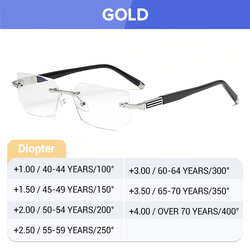 Juxek high hardness✨Anti blue progressive Far And Near Dual-Use Reading Glasses