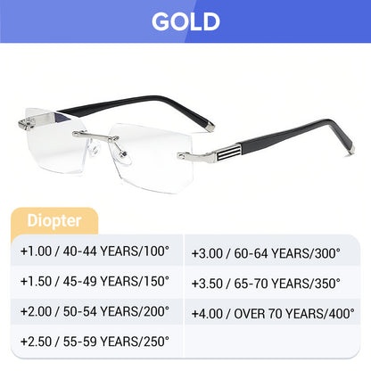 Juxek high hardness✨Anti blue progressive Far And Near Dual-Use Reading Glasses