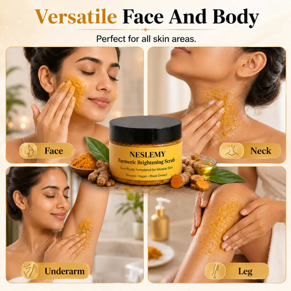 🏆 LIMITED-TIME 50% OFF! ✨Turmeric Exfoliating Body Scrub