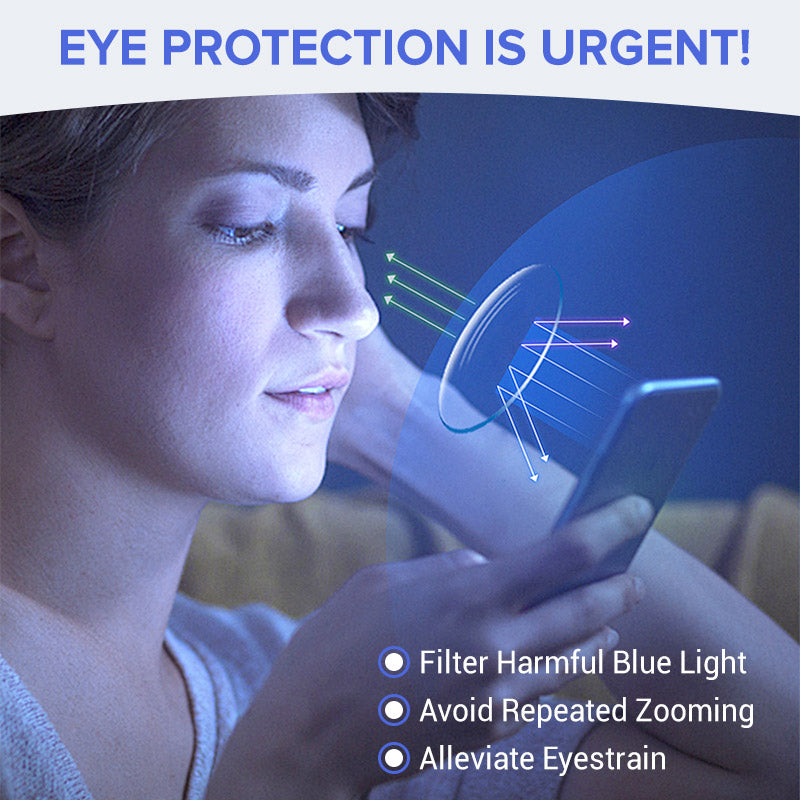 Juxek high hardness✨Anti blue progressive Far And Near Dual-Use Reading Glasses