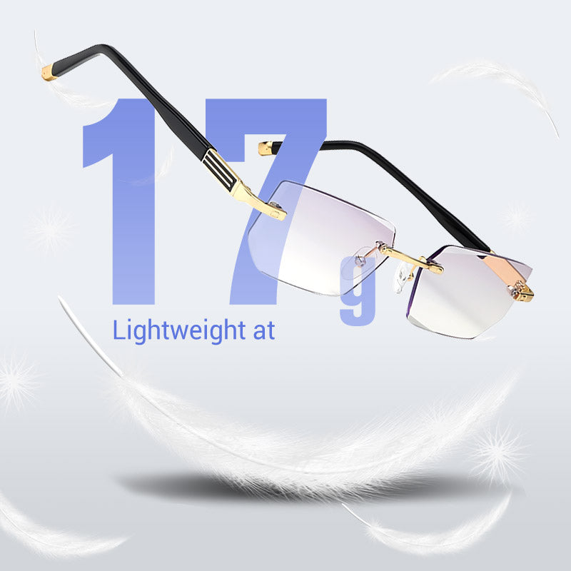 Juxek high hardness✨Anti blue progressive Far And Near Dual-Use Reading Glasses