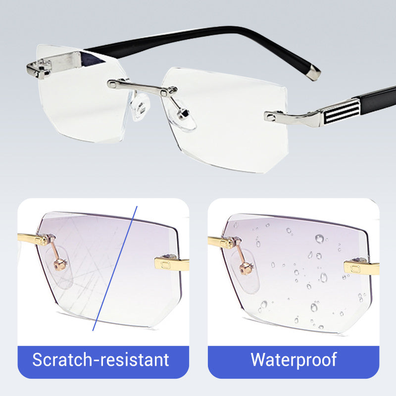 Juxek high hardness✨Anti blue progressive Far And Near Dual-Use Reading Glasses