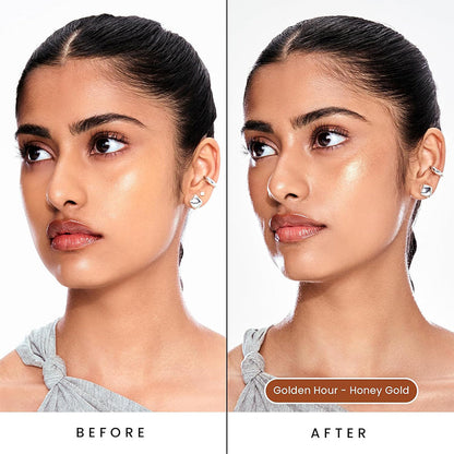 Juxek™ Liquid Glow, 3-in-1 Illuminator, Highlighter & Bronzer | Vegan & Cruelty-Free