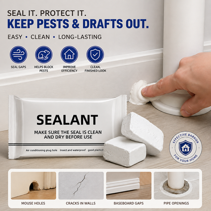 🏠 Multipurpose Wall Sealing Mud – Easy Hole Repair & Pest Blocking Filler