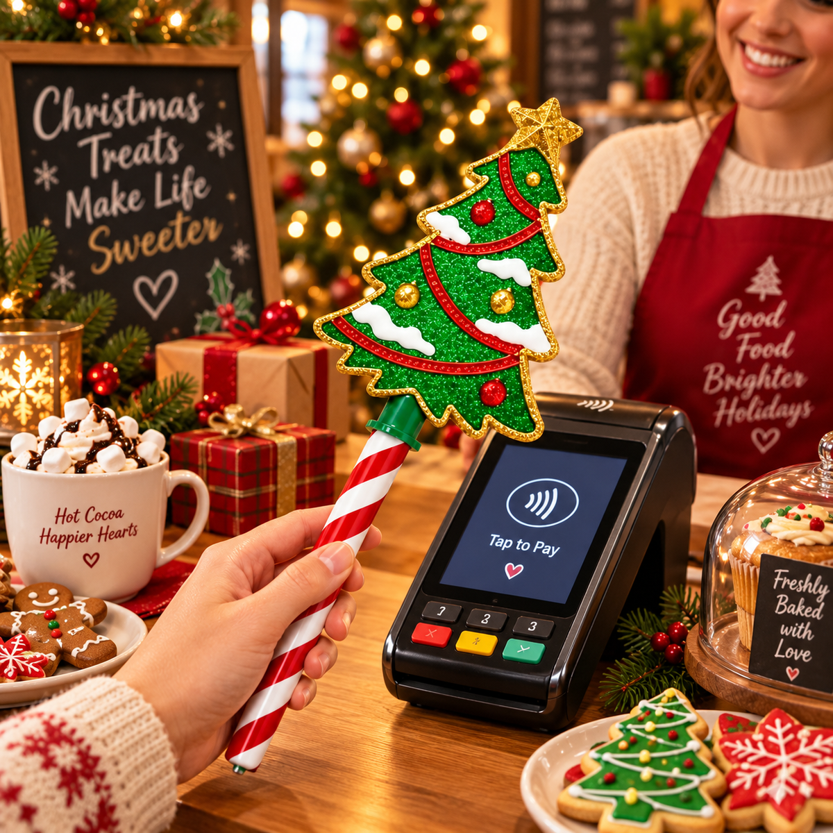🎄✨ Make Every Payment Magical! Christmas Payment Wand 💳