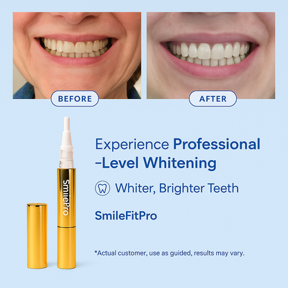 Extra-Strength Teeth Whitening Serum Pen + Dual-Peroxide Formula & Xylitol
