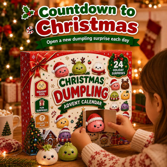 🎄Christmas Mini Squishies Advent Calendar 2026, 24-Day Holiday Countdown Fidget Stress Relief Set✨