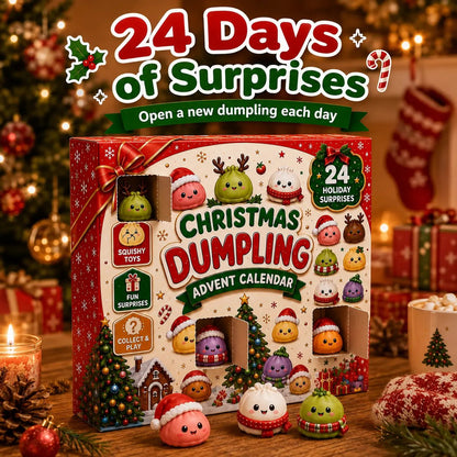 🎄Christmas Mini Squishies Advent Calendar 2026, 24-Day Holiday Countdown Fidget Stress Relief Set✨