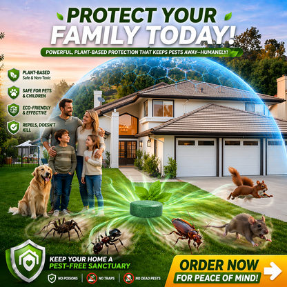 💥LAST DAY SALE 50%OFF💥🟢 Natural Peppermint Rodent Repellent Tablets – 10 Pack