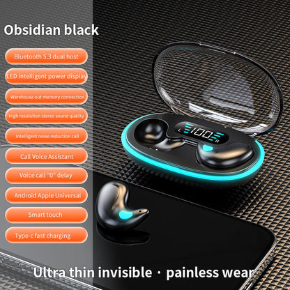 🔥Hot Sale 60% OFF🔥Thin Waterproof Earbuds for Small Ears: Comfortable for Sleep, Exercise - No Pressure, Low Delay, Long Life