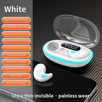 🔥Hot Sale 60% OFF🔥Thin Waterproof Earbuds for Small Ears: Comfortable for Sleep, Exercise - No Pressure, Low Delay, Long Life