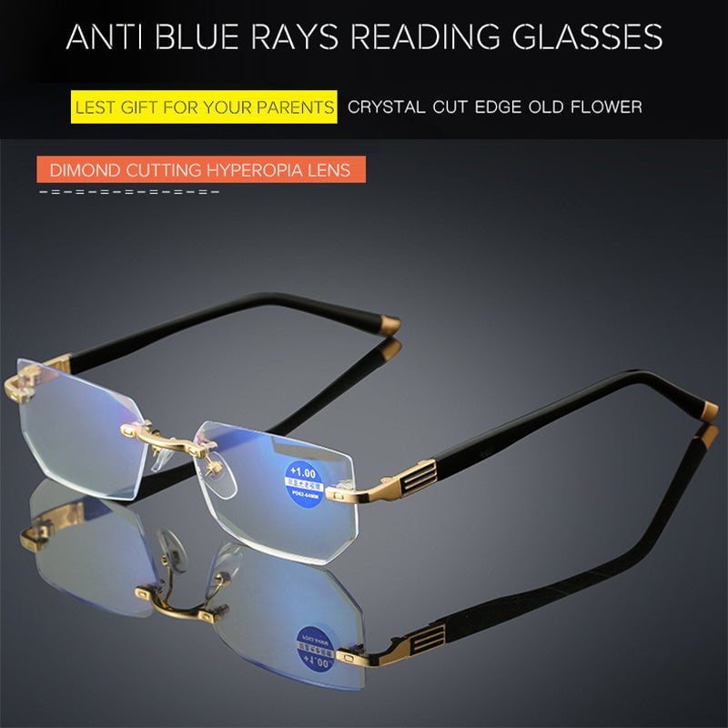 Juxek high hardness✨Anti blue progressive Far And Near Dual-Use Reading Glasses