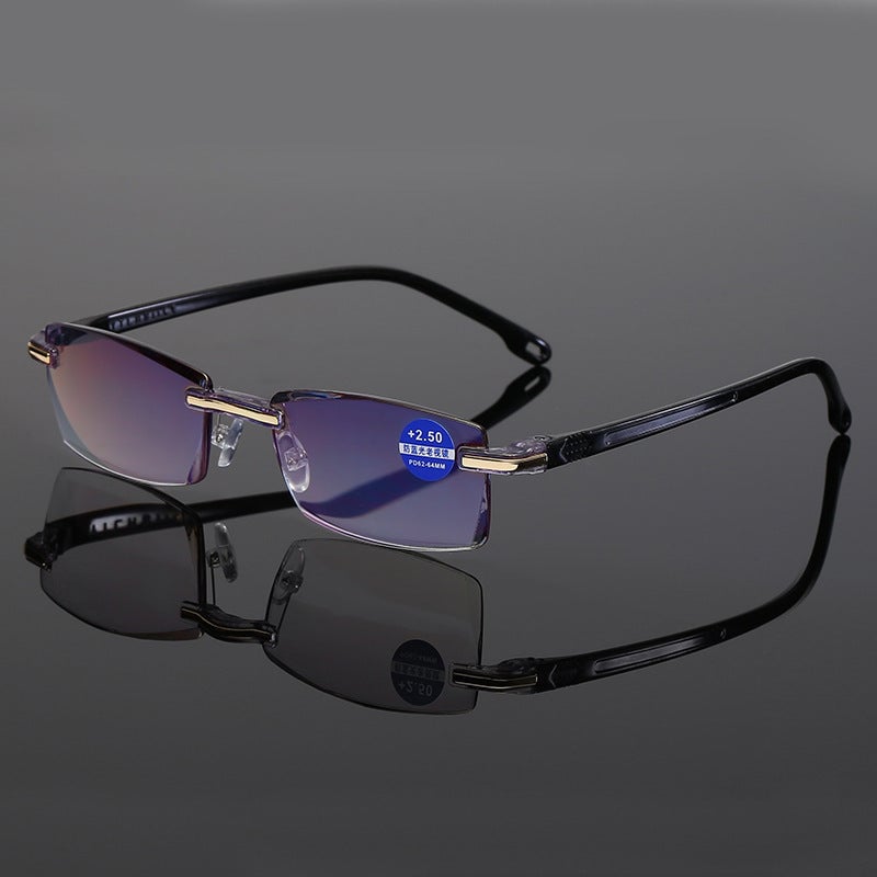 Juxek high hardness✨Anti blue progressive Far And Near Dual-Use Reading Glasses