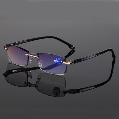 Juxek high hardness✨Anti blue progressive Far And Near Dual-Use Reading Glasses